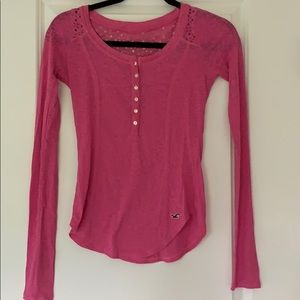 pink Hollister top